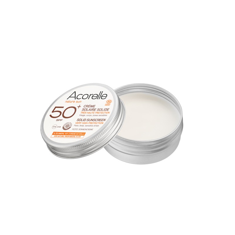 ACORELLE Sun Sonnencreme fest im Tiegel LSF50+, 30 g**