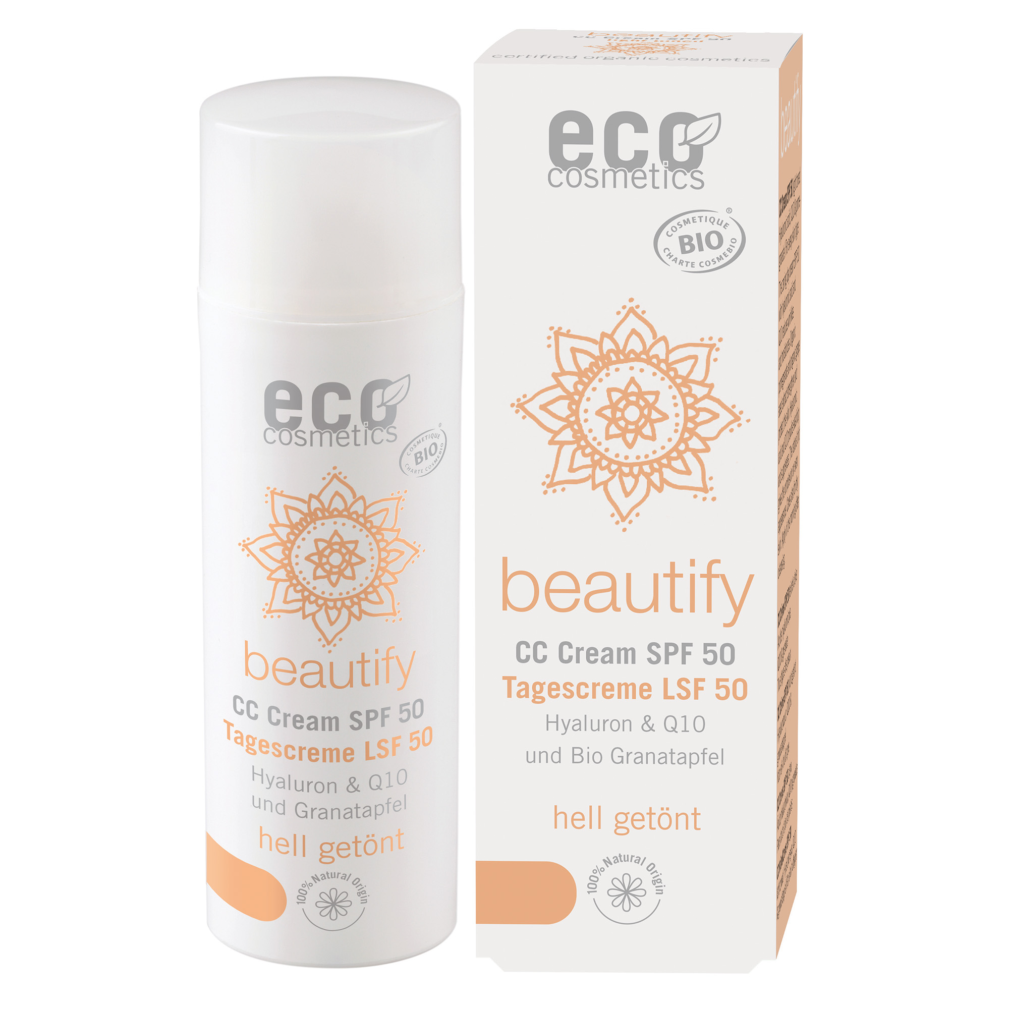 ECO CC Creme getönt hell LSF 50, 50ml