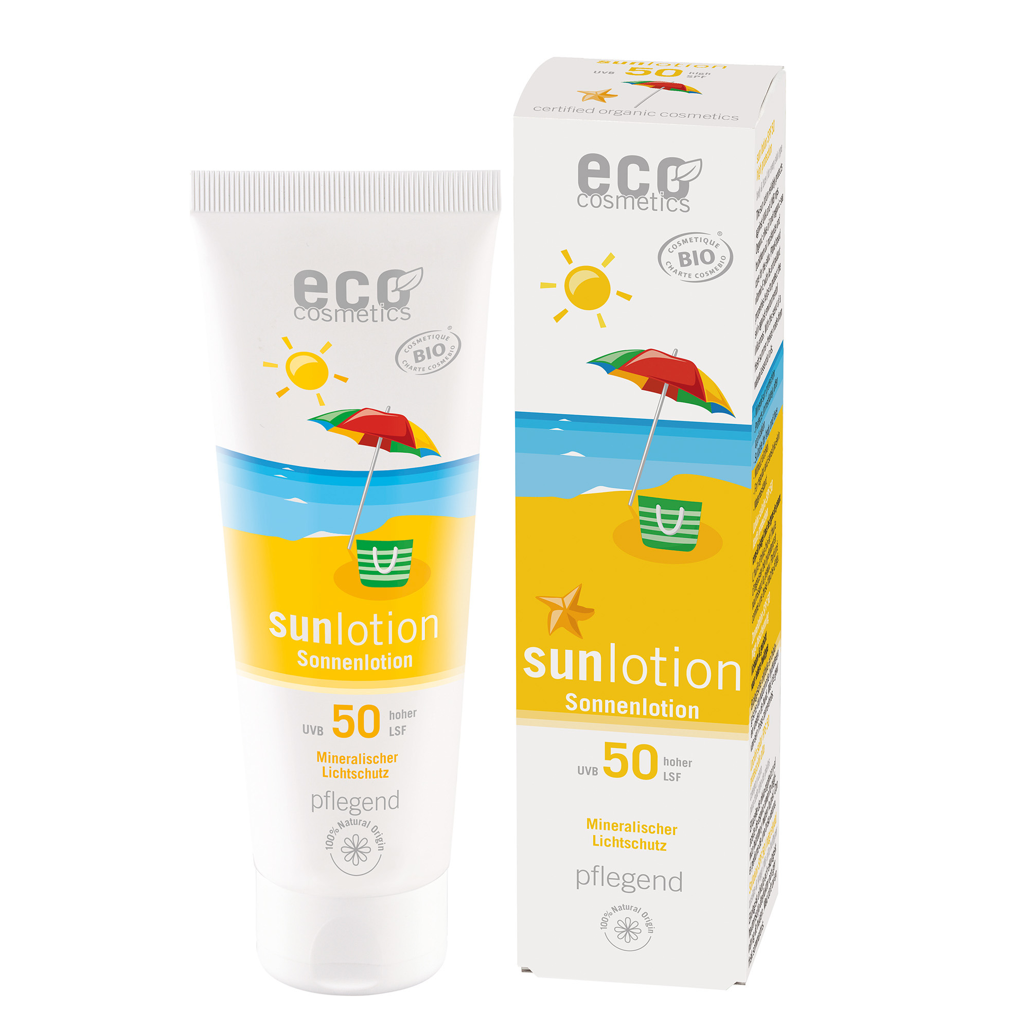 ECO Sonnenlotion mit Duft, LSF50 125 ml